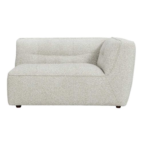 NED Collections Grace Sofa 1 Seater Right Arm - Oat Cloud